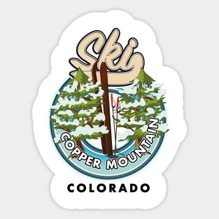 Copper Mountain Colorado Ski Sticker